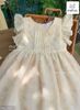 MLSDCC.7632 - Váy Melisa hoa vàng ly ngực vai tiên size 1-10y