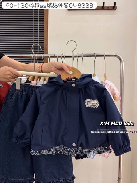 4550ADB - Áo khoác gió phối thân trước Beemo