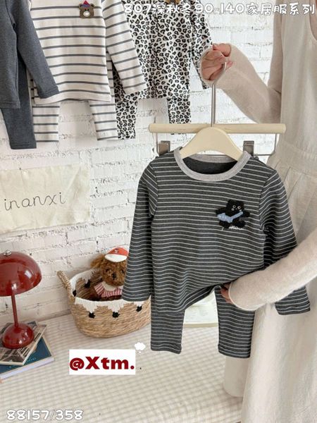 88157 - Bộ thun dày Linanxi 2 mẫu cho bé size 90-140