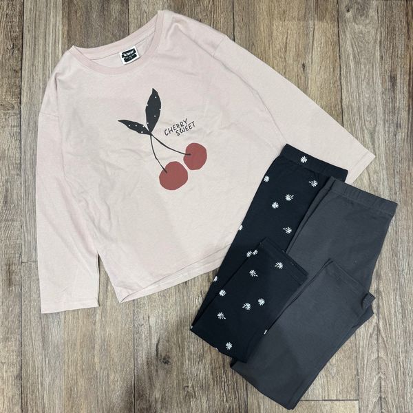 BBG27 - Bộ cotton Minene nhiều màu cho bé gái size 1-7y (quần ngẫu nhiên)