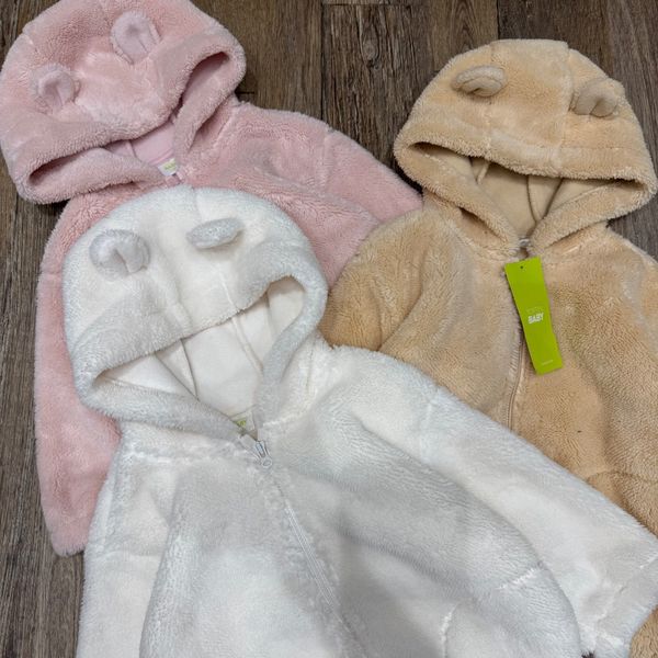 AK49 - Áo khoác lông Top10 nhiều màu cho bé size 90-110