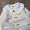 AK60 - Áo khoác da lộn MM màu kem cho bé size 90-120