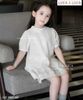 LUBCC.1803 - Bộ Luca áo sơ mi trắng + chân váy trắng ren size 2-12y