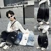 6J09 - Quần jean túi hộp mài nhiều màu cho bé size 90-130