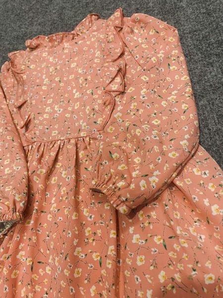 V00080 - Váy Voan bèo ngực 3 màu hoa BG