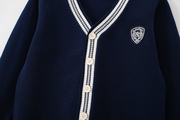 25338 - Cardigan len nhiều màu cho bé trai size 110-150