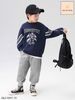 JJ 6667 - Bộ nỉ hai da Jam & Jenny áo navy robot + quần ghi bé trai size 2-12y