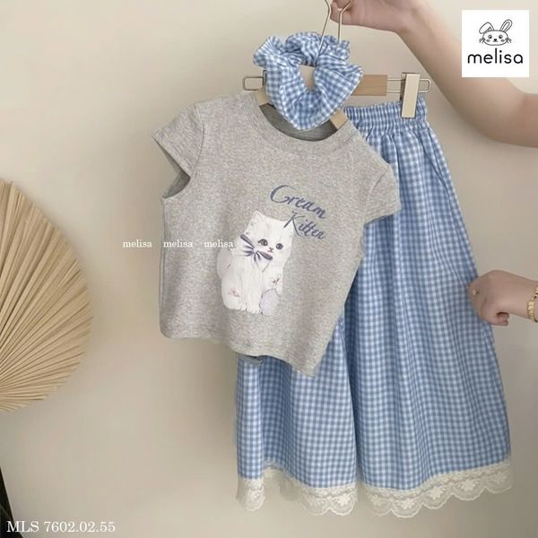 MLSBCC.7602 - Set bộ Melisa trẻ em 2 màu size 2-12y