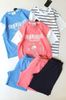 BM2604ST01 - Bộ quần áo cotton Beemon cổ tròn phối tay phối gấu size 120-170