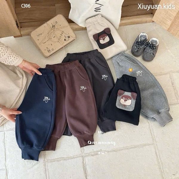 C306 - Quần nỉ lót nỉ đại hàn dòng nhí cho bé size 90-130