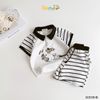 6051BHB - Bộ Polo Beemo tay quần kẻ size 1-6y