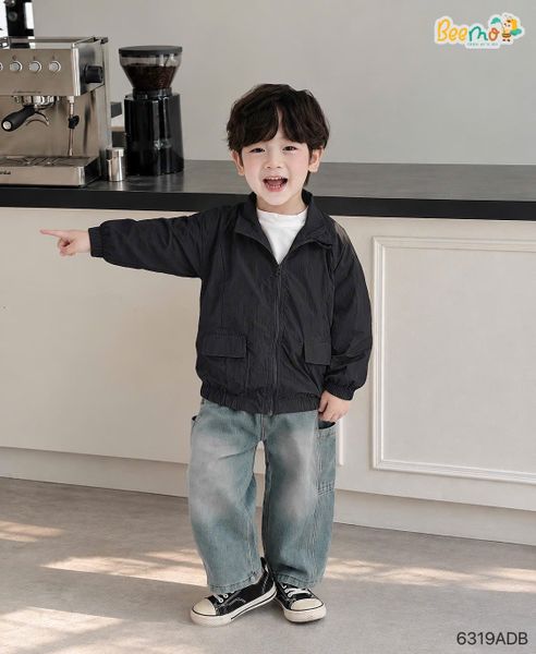 6319ADB - Áo Khoác Gió Beemo Dạo Phố Bé Trai size 1 - 6y