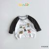 6192ADB - Áo cotton Beemo raglan Nice Dog nhiều màu bé trai size 1-6y