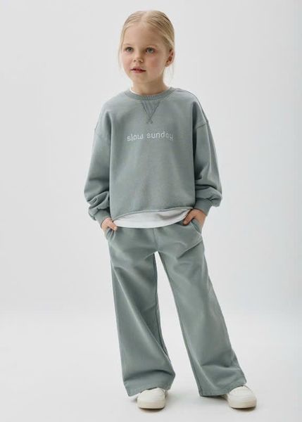 BBG17 - Bộ nỉ Sela 2 màu xanh/hồng bé gái size 92-140