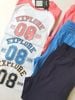 BM2605ST12 - Bộ cotton Beemon rib cổ tròn trẻ em size 120-160