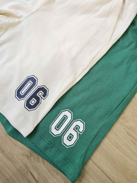 BM2601ST09 - Bộ cotton Beemon hình số 2 màu cho bé size 120-160