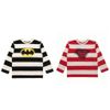 ABT112 - Áo cotton Laughing Child Kẻ đỏ Superman / Kẻ đen Batman size 100 - 140