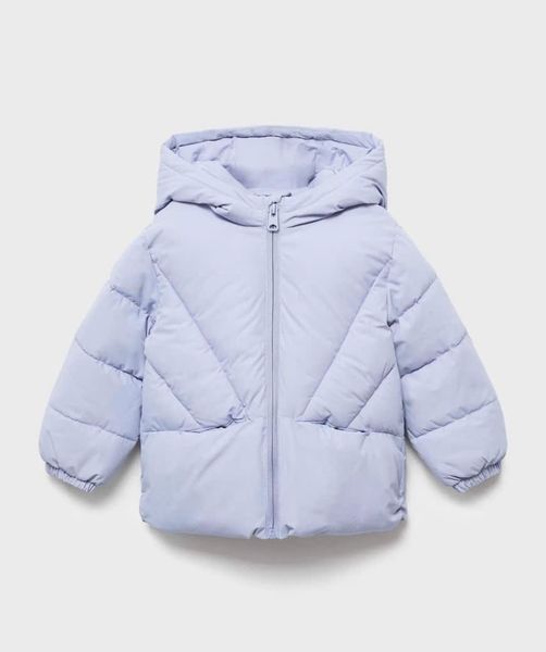 AK14 - Áo khoác phao MNG 2 màu hồng/xanh tím cho bé size 1-6y