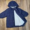 AKBT44 - Áo khoác bông MM lót lông màu navy dáng dài cho bé size 90-130