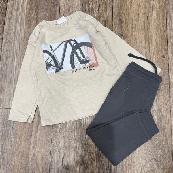 BBT28 - Bộ cotton Minene nhiều màu cho bé trai size 1-7y (quần ngẫu nhiên)