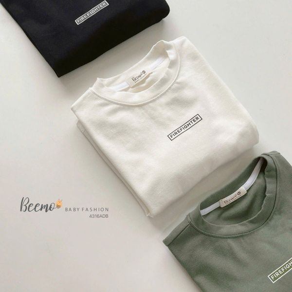 4316ADB - Áo cotton in giữa ngực Beemo