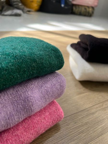 ABG32 - Áo len trơn nhiều màu cho bé size 3-12y