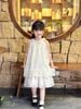 J7590 - Váy June With Love cổ yếm vải ren có lót cho bé size 1-10y