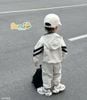 5316BDB - Bộ Khoác Gió Thể Thao Có Mũ In Chữ Beemo Bé Trai size 1 - 6y