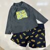 DB00005 - Bộ bơi rời Marvel Comics áo dài tay ghi - quần navy batman size 2 - 8y
