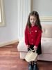 24Y159 - Cardigan len AMBB ngực thêu tim MORE nhiều màu cho bé size 90 - 170
