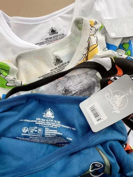 ABT77 - Áo cotton Disney chất mỏng mát nhiều màu BTBG