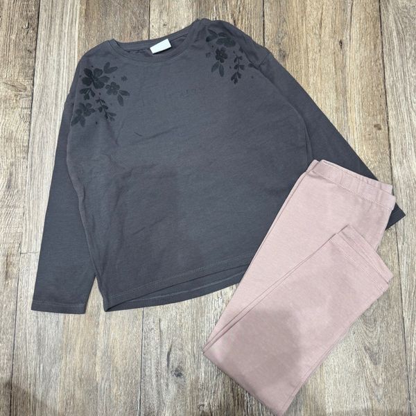 BBG28 - Bộ cotton Minene nhiều màu cho bé gái size 1-7y (quần ngẫu nhiên)