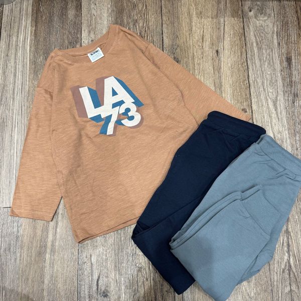 BBT28 - Bộ cotton Minene nhiều màu cho bé trai size 1-7y (quần ngẫu nhiên)