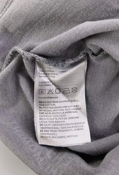 ABT72 - Áo cotton túi ngực 2 màu đen/ ghi Enjoy cho bé trai size 2-10y