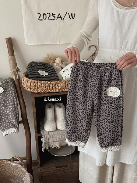 88302 - Quần nhung lót nỉ đại hàn Linanxi nhiều màu cho bé size 90-140