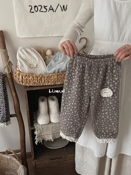 88302 - Quần nhung lót nỉ đại hàn Linanxi nhiều màu cho bé size 90-140