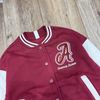 AKBT45 - Áo khoác bomber nỉ Sela 2 màu đen, đỏ đô cho bé size 122-164