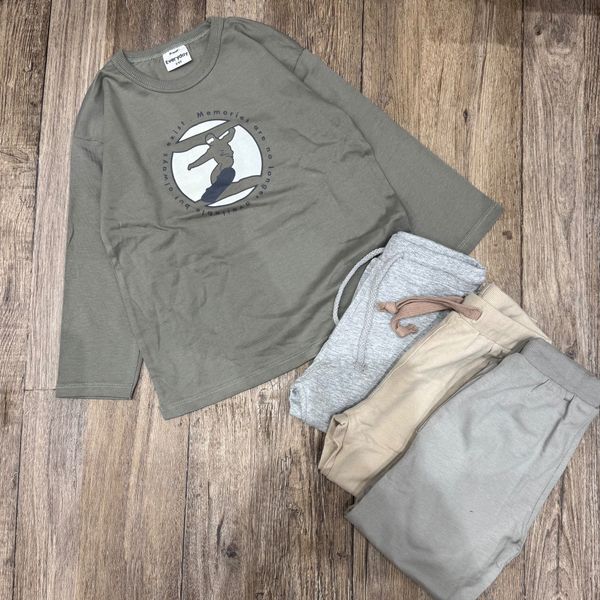 BBT30 - Bộ cotton Minene nhiều màu cho bé trai size 1-7y (quần ngẫu nhiên)