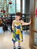 V00052 - Váy June with love vải thô mát 2 dây kèm kẹp tóc nhiều màu BG size 1-10y