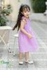 V00030 - Váy thô đũi June hay dây vai cánh tiên trơn nhiều màu BG size 1-10y