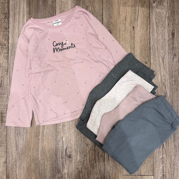 BBG27 - Bộ cotton Minene nhiều màu cho bé gái size 1-7y (quần ngẫu nhiên)