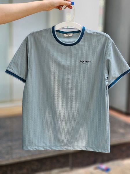 ABT43 - Áo thun thể thao Bee Mon 2 màu xanh mint, xanh rêu cho bé size 120-160