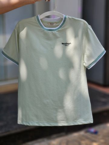 ABT43 - Áo thun thể thao Bee Mon 2 màu xanh mint, xanh rêu cho bé size 120-160