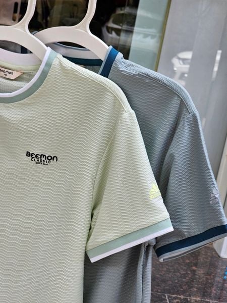 ABT43 - Áo thun thể thao Bee Mon 2 màu xanh mint, xanh rêu cho bé size 120-160