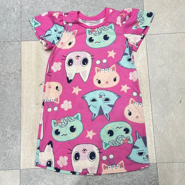 V00066 - Váy cotton dáng suông nhiều mẫu cho bé gái size 1-8y