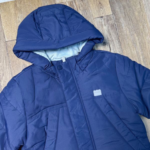 AKBT44 - Áo khoác bông MM lót lông màu navy dáng dài cho bé size 90-130