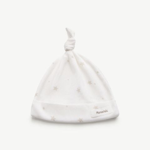  Mũ unisex sơ sinh giữ ấm chóp nút 