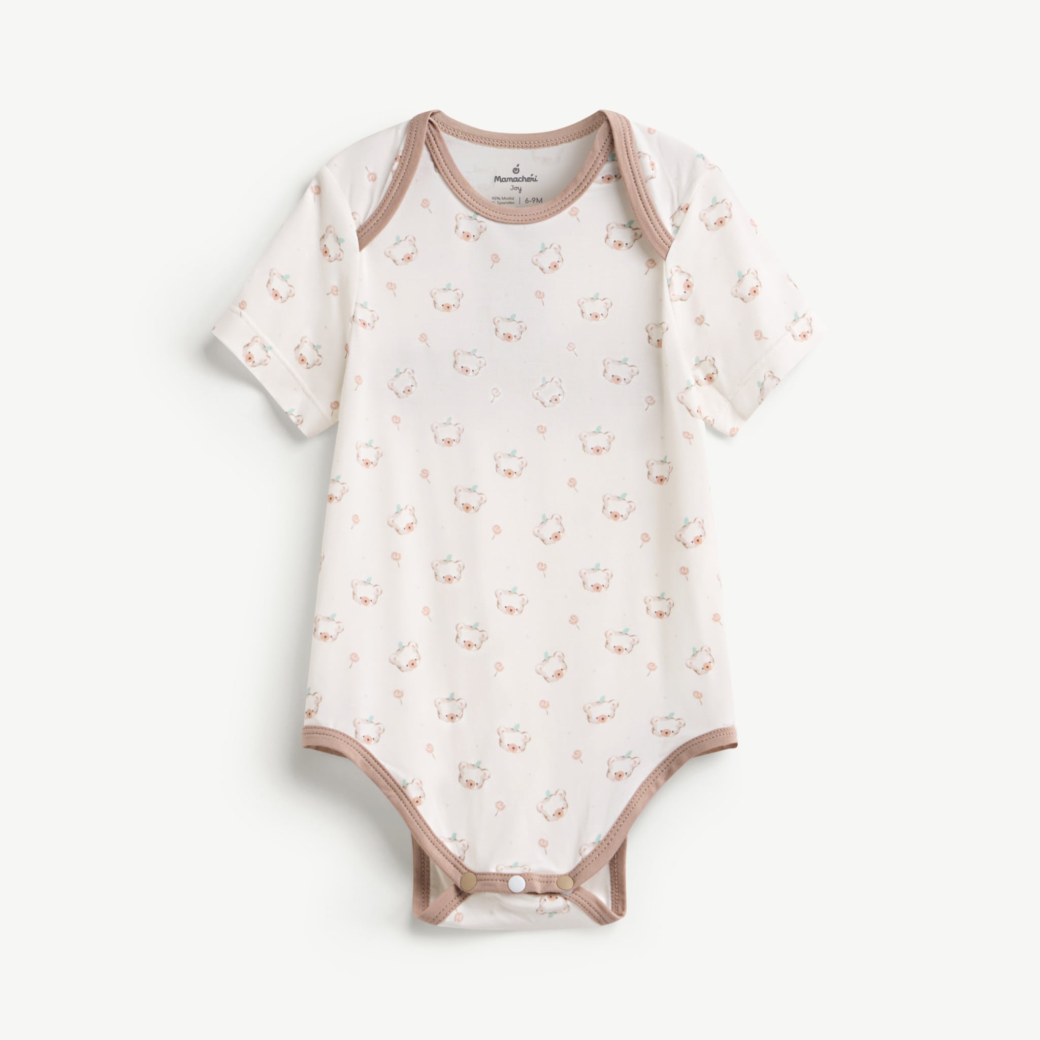  Bodysuit áo liền quần unisex cúc đũng quần 