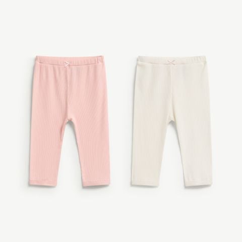  Combo 2 quần dài bé gái lưng thun dễ phối 