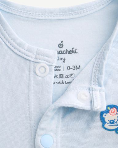  Bộ liền tay có tất dáng ôm bé trai 